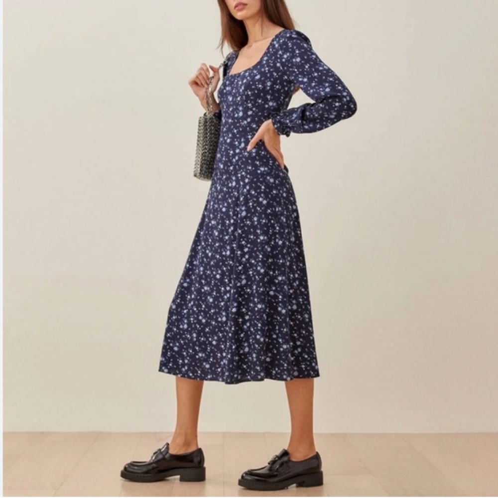 Reformation Woodstock Floral Dress